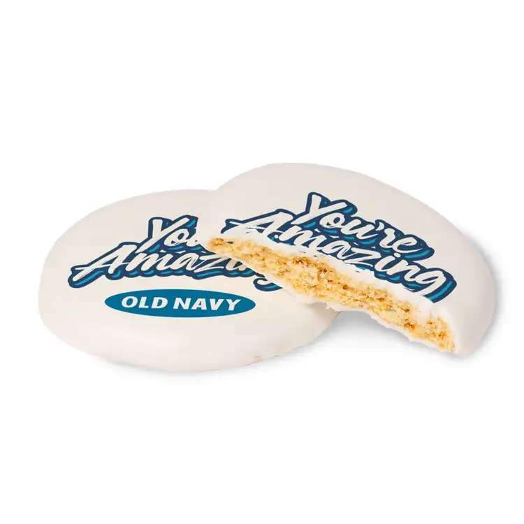Round Iced Cookie with Edible Logo #4