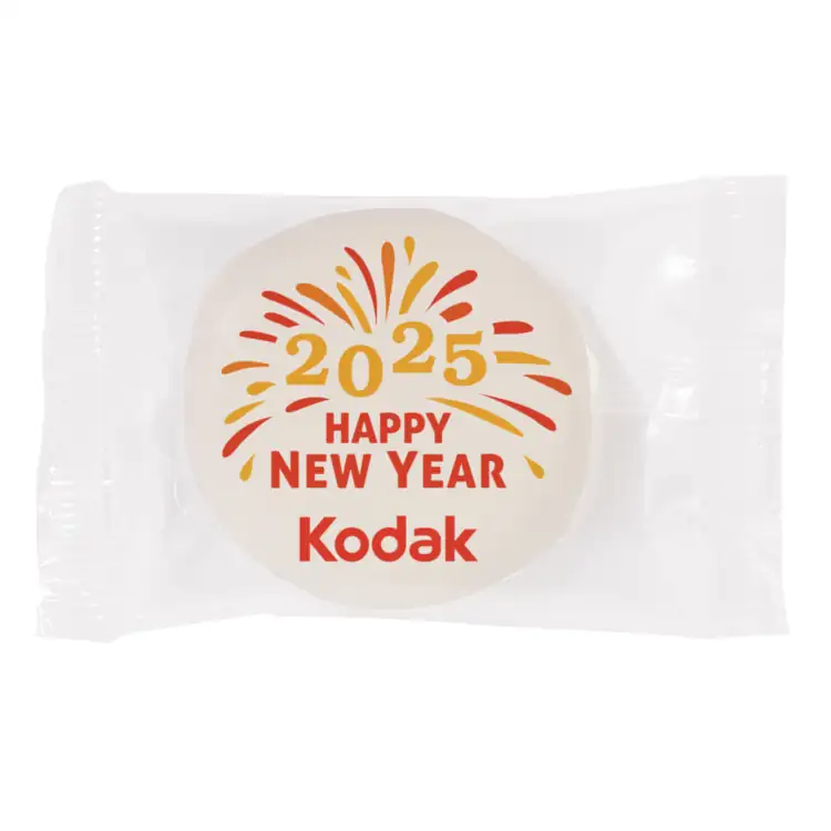 Round Iced Cookie with Edible Logo #7