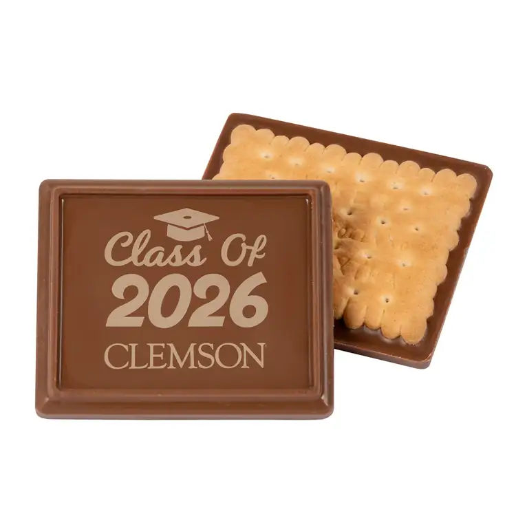 Biscuit rectangulaire au chocolat gravé #6