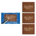 Biscuit rectangulaire au chocolat gravé avec prénom