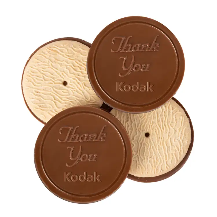 Round Moulded Chocolate Cookie