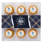Biscuit sandwich personnalisé - coffret de 9