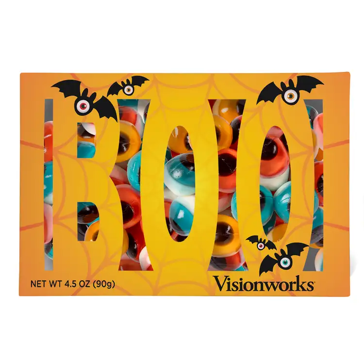 Boîte BOO avec yeux en gelée