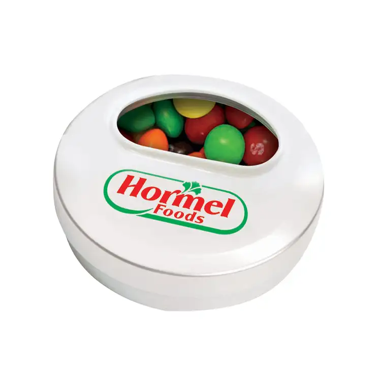 Cyclone Tin with Skittles Candy
