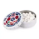 Boîte Snap-It de mini menthes thème soccer
