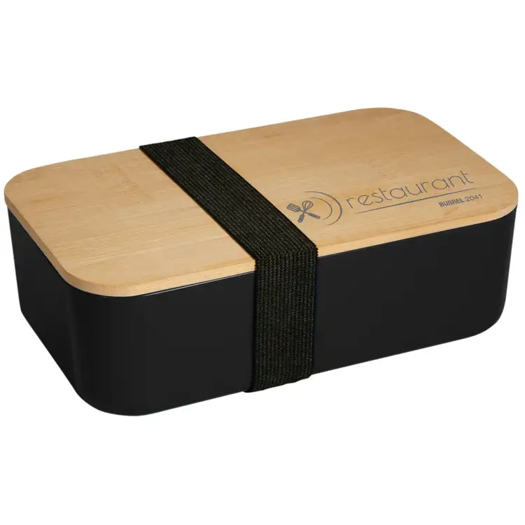 Indulgent Bamboo-Lid Lunch Box #2
