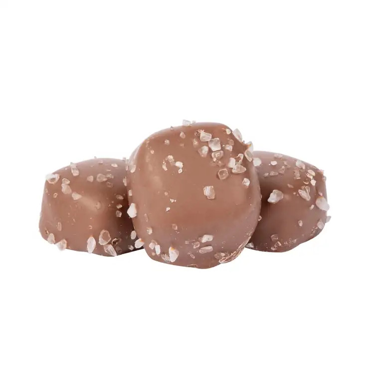 PCR Hemp Paper Gable Box with Milk Chocolate Sea Salt Caramels #3