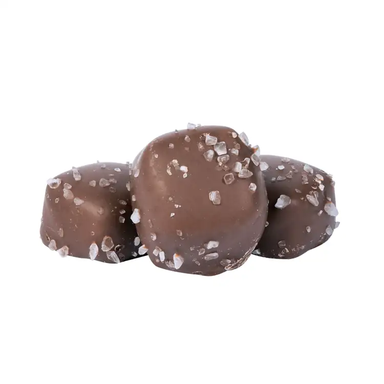 PCR Hemp Paper Gable Box with Dark Chocolate Sea Salt Caramels #3