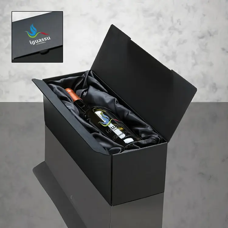 Boîte à vin Bergamo pour 1 bouteille de 750 ml