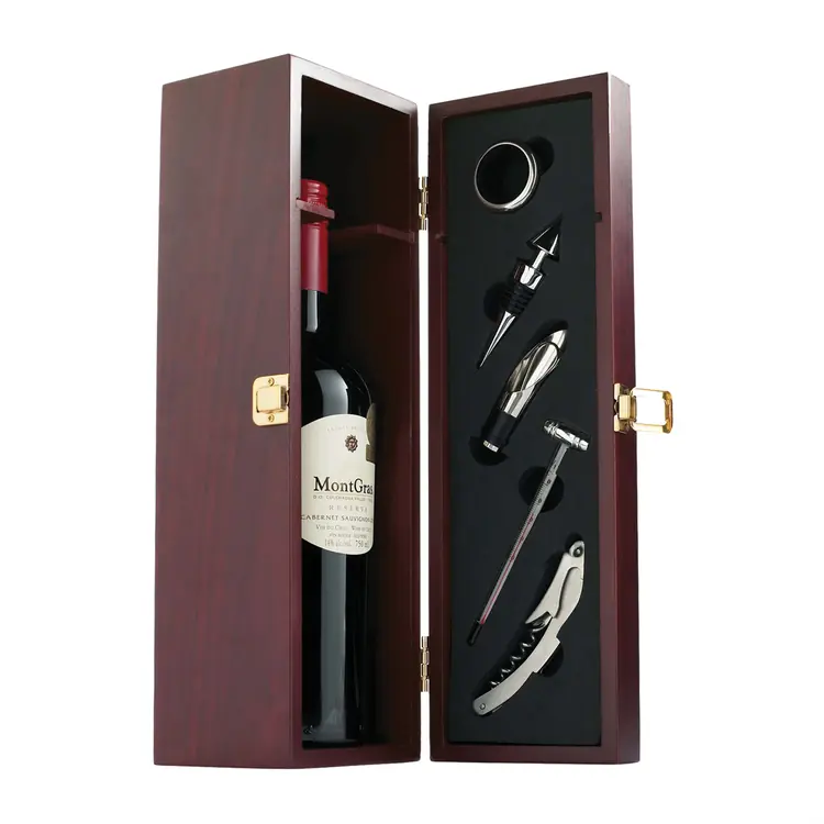 Chateau Wine Box with 5 Accessories #2
