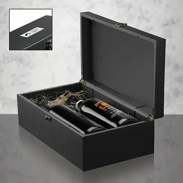 Boîte à vin Ravencliffe pour 1 bouteille de 1500 ml
