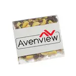 Shallow Clear Box with Raisin Nut Trail Mix