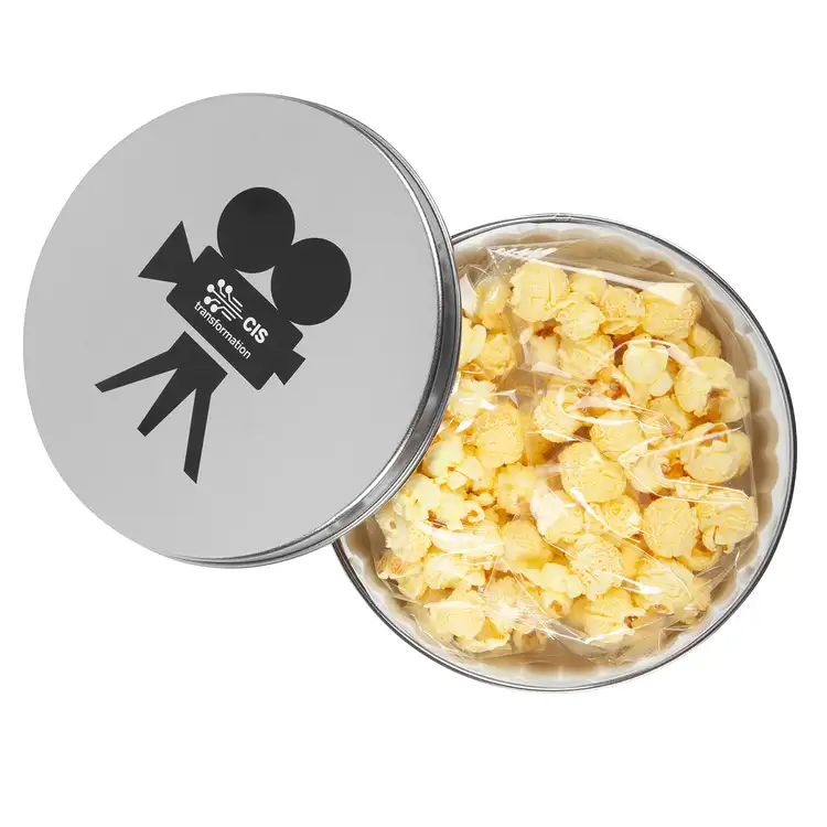 Movie Reel Butter Popcorn Tin