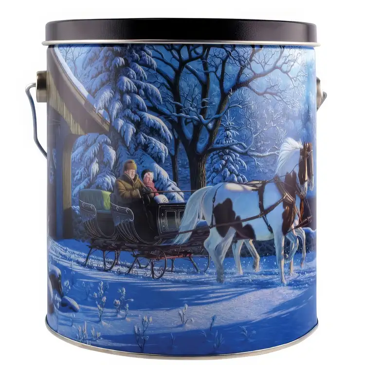 One Gallon Chocolate and Yogurt Mini Pretzel Gift Tin #2