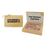 Cookie Business Card Box with Peppermint Bark