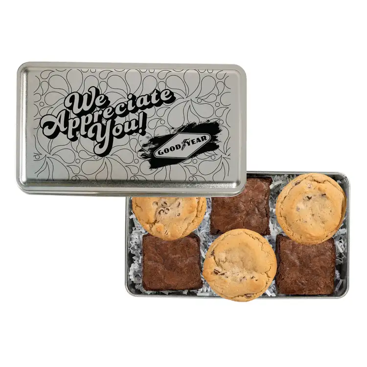 Boîte de 3 brownies et 3 biscuits Fresh Beginnings #3
