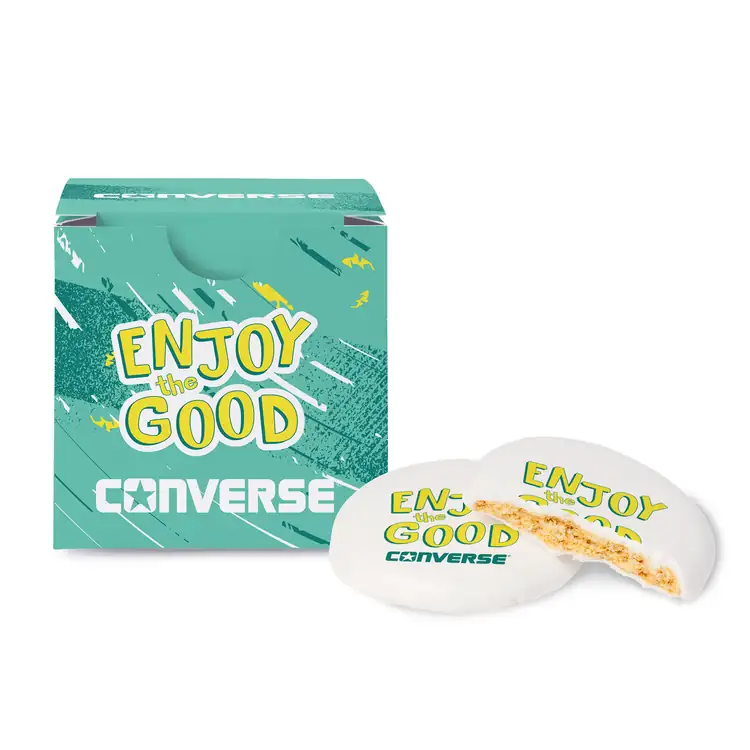 Boîte de 6 biscuits glacés ronds #2