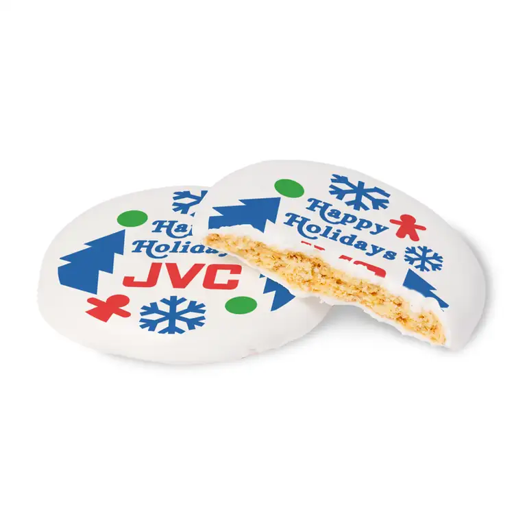 Boîte de 6 biscuits glacés ronds #6
