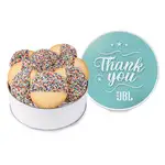 Boîte de 8 biscuits ronds au chocolat et nonpareils