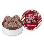 Boîte de 8 sablés chocolatés avec nonpareils