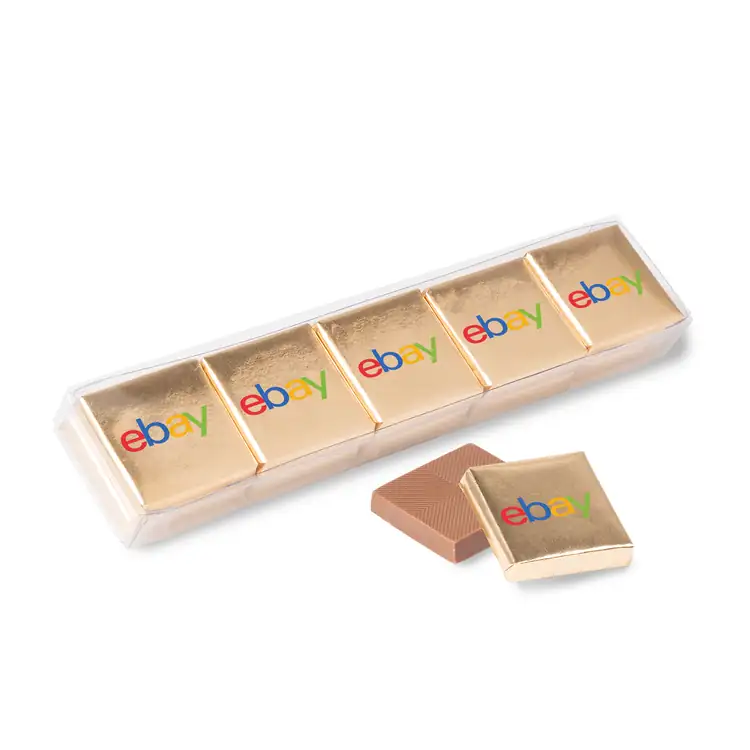 Ten Piece Chocolate Foiled Square Acetate- Full Color #3