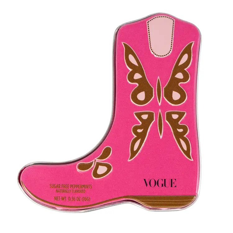 Pink Cowboy Boot Mint Tin #4
