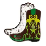 Boîte de menthes en forme de botte western - Vert