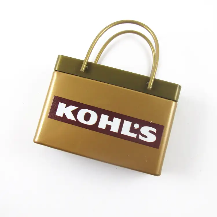 Gold Shopping Bag Mint Tin