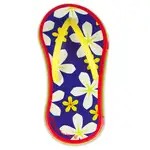 Boîte de menthes en forme de sandale - Bleu motif floral