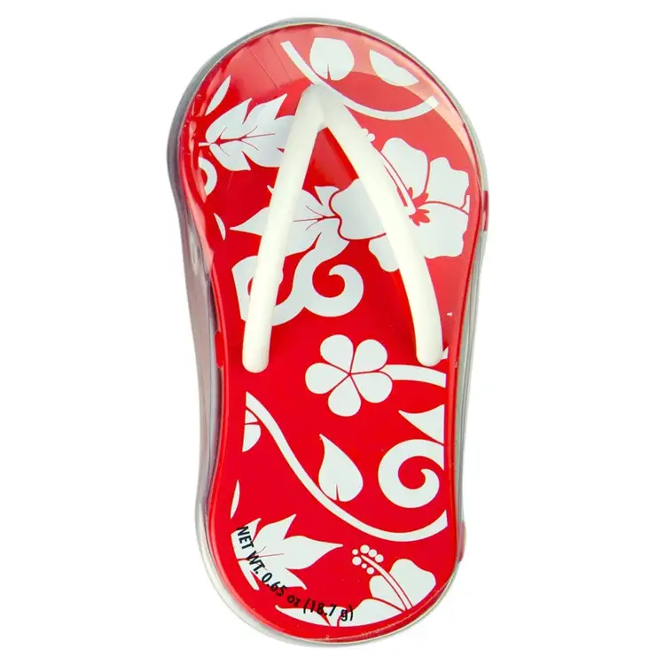 Red Hibiscus Flip Flop Mint Tin