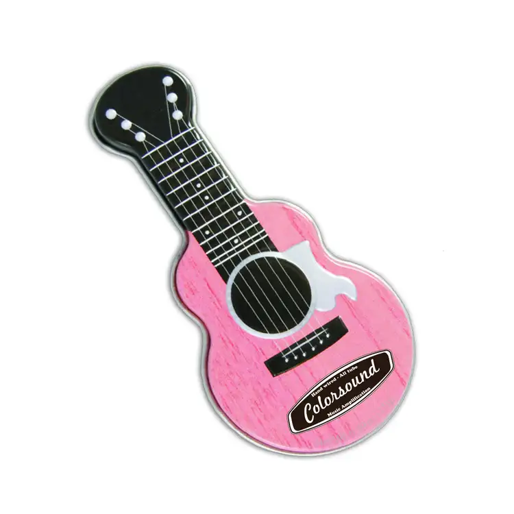 Boîte de menthes guitare acoustique - Rose