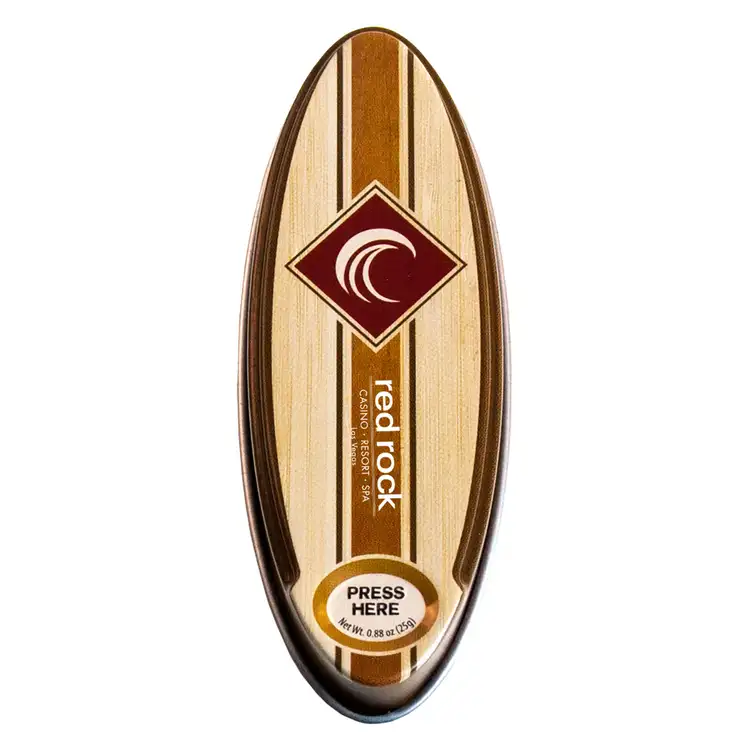 Boîte de menthes planche de surf motif vague