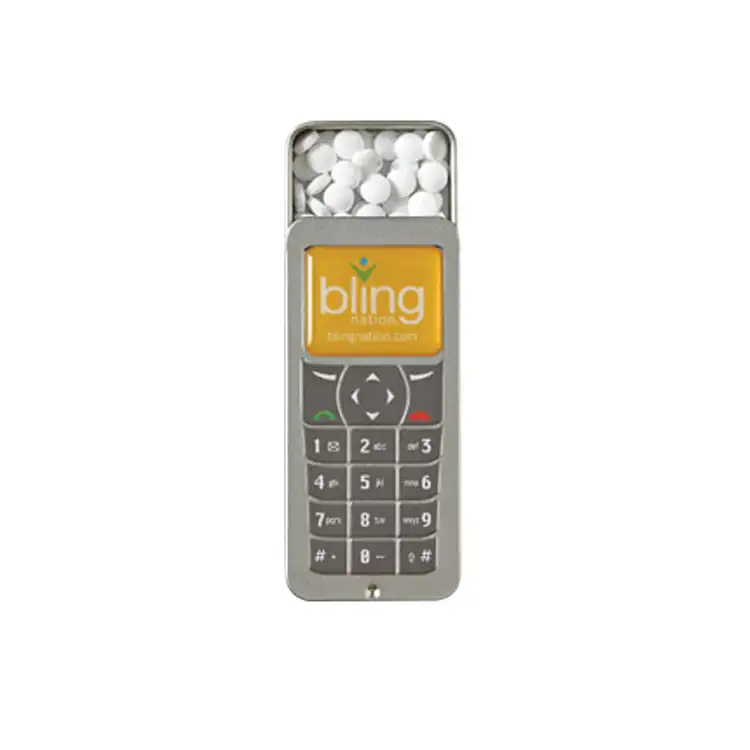 Boîte de mini menthes en forme de téléphone iCall