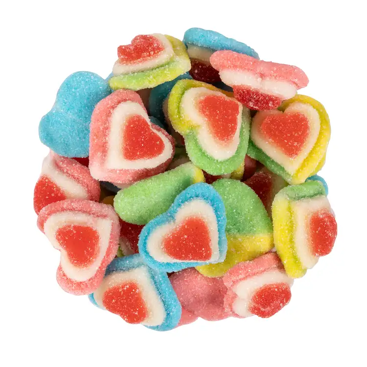 Boîte découpée de coeurs à trois couches 13 oz #7