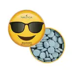 Boîte émoji lunettes soleil avec menthes aux baies sauvages