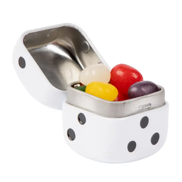 Dice Shaped Tin with Jelly Beans #2