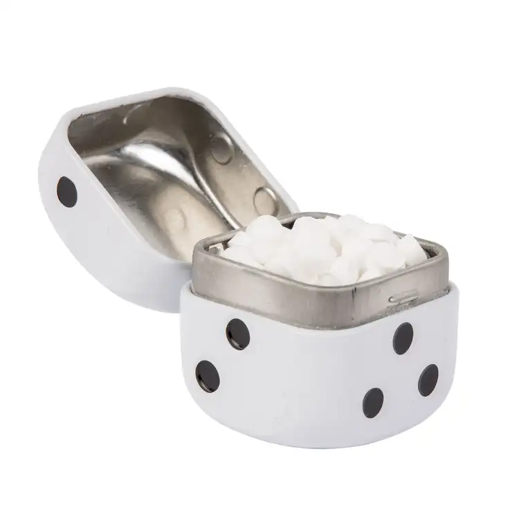 Dice Shaped Tin with Mini Mints #3
