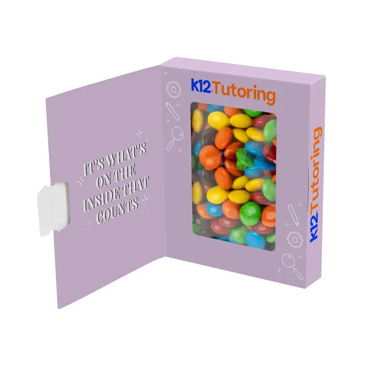 Boîte-livre à fenêtre avec M&M's assortis 3 oz #2