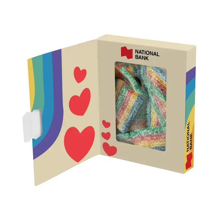 Book Window Box- Rainbow Belts #2