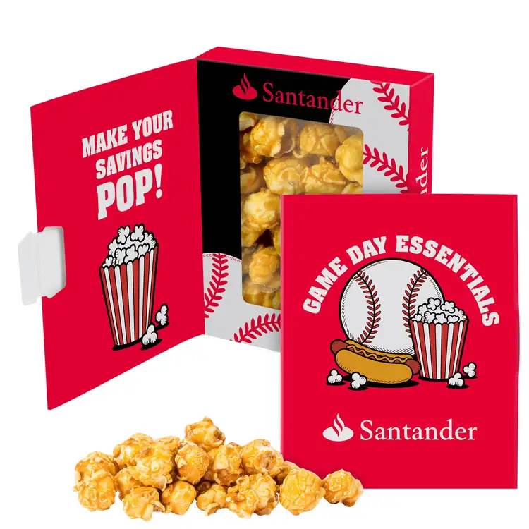 Book Window Box of Caramel Popcorn