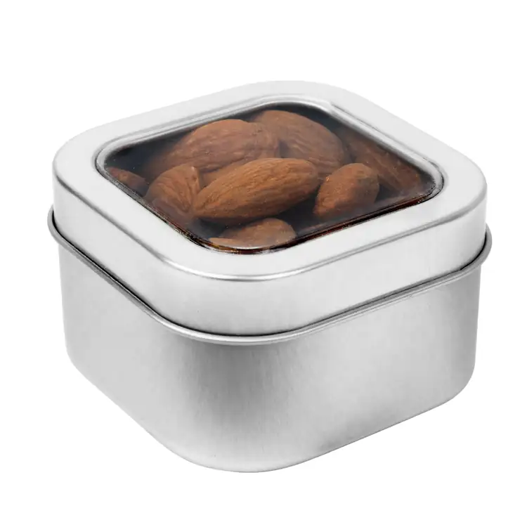 2-1/2-inch Window Tin with Almonds #2