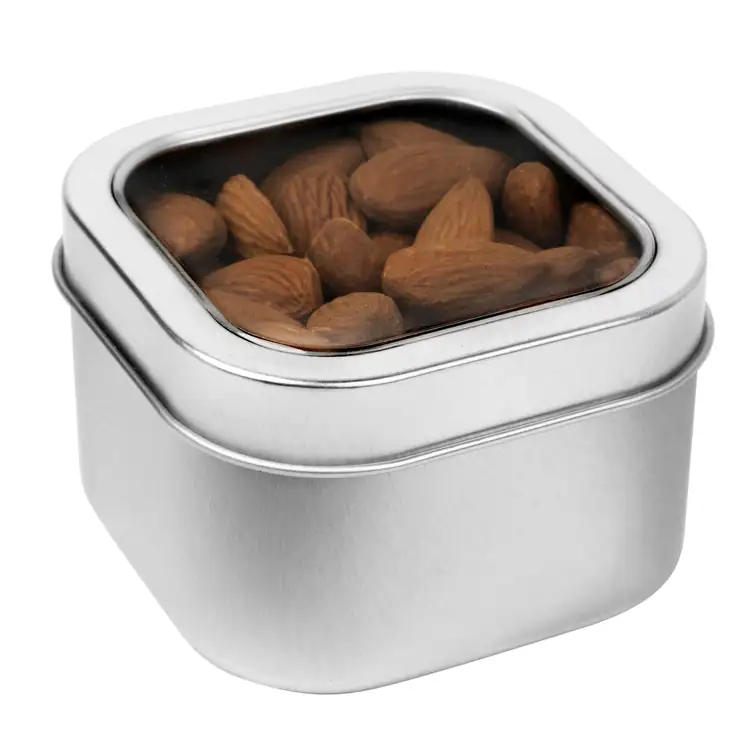 3-inch Window Tin with Almonds #2