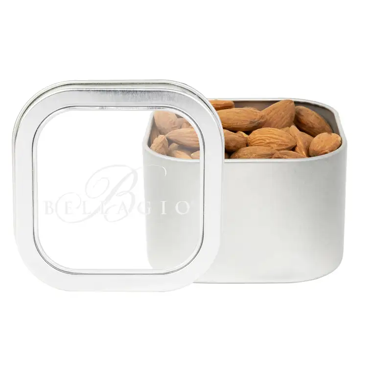3-inch Window Tin with Almonds