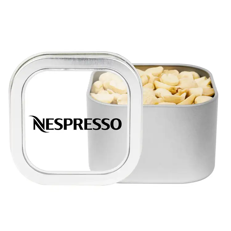 3-inch Window Tin with Peanuts