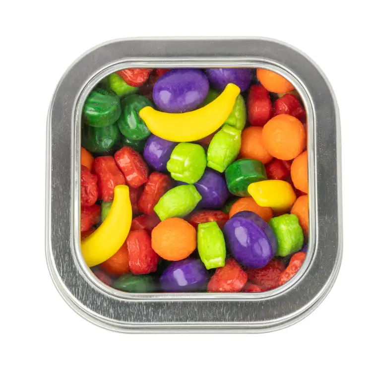 3-inch Window Tin with Candy Fruitz candies #2