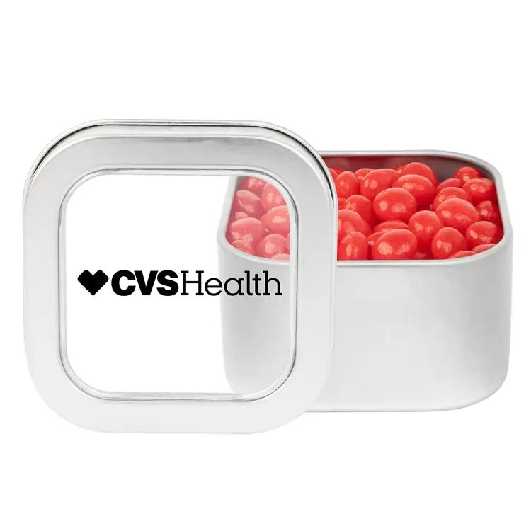 2-1/2-inch Window Tin with Cinnamon Imperials cinnamon candies
