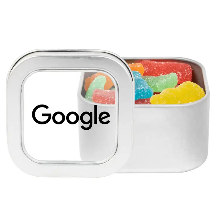 2-1/2-inch Window Tin with Sour Patch Kids candies