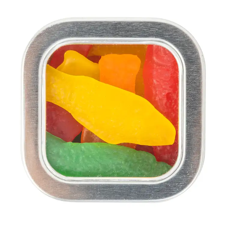 2-1/2-inch Window Tin with Swedish Fish candies #2