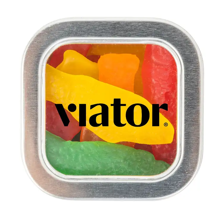 2-1/2-inch Window Tin with Swedish Fish candies #3