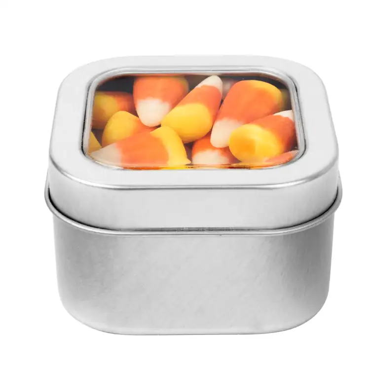 2-1/2-inch Window Tin with Candy corn #2